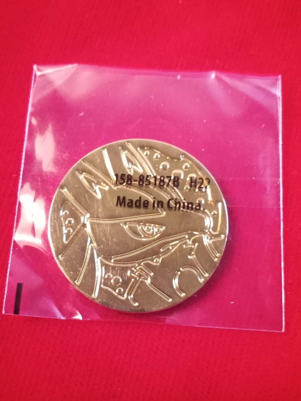 Metal Lucario Pokemon Coin